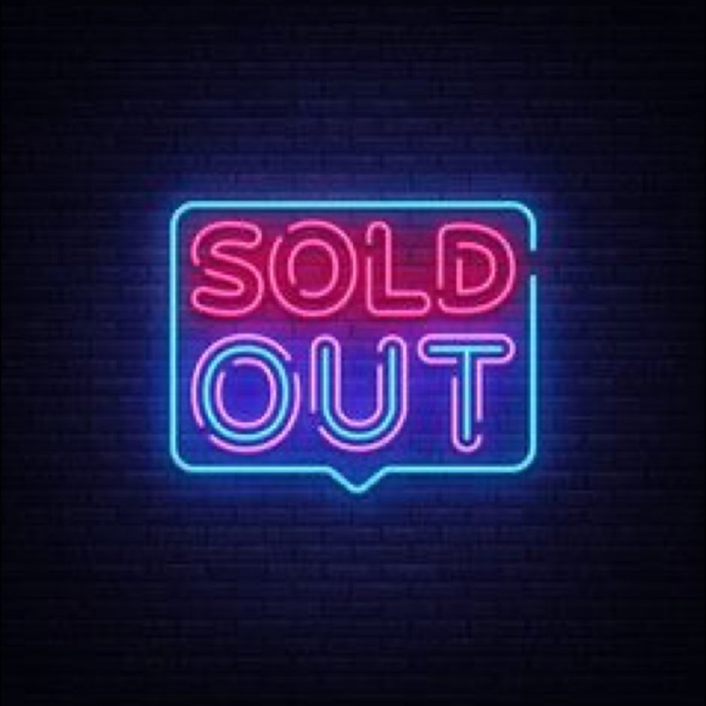 SOLD OUT X better luck next time